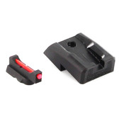 DAWSON PRECISION - BLACK REAR AND FIBER OPTIC FRONT