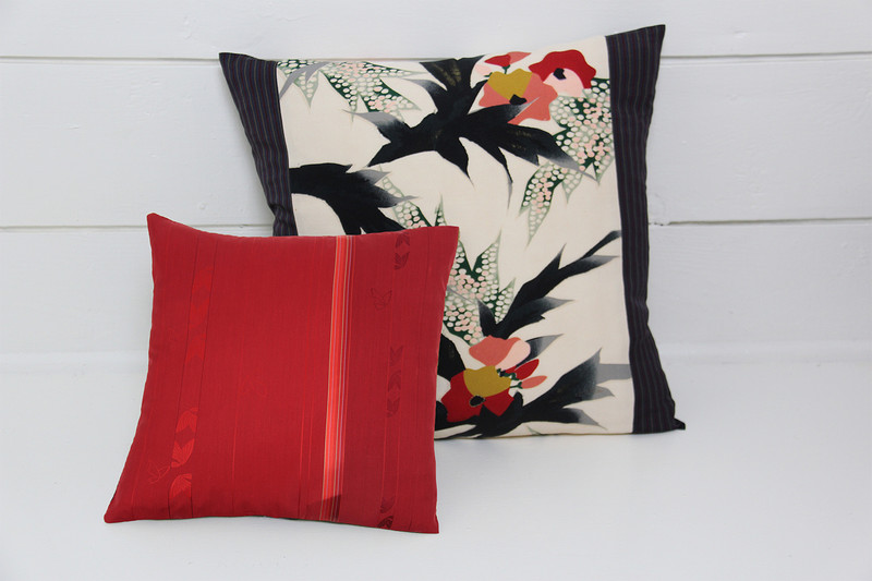 Red Ribbon Pillow