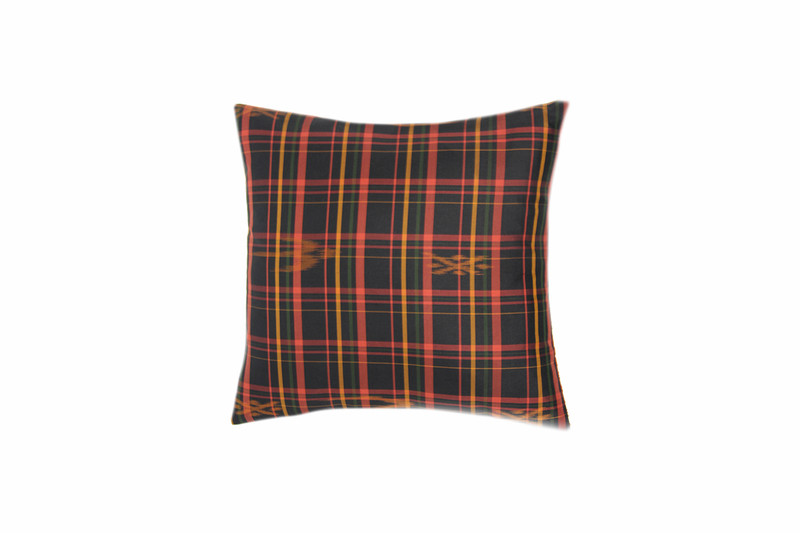 Samurai Tartan Pillow