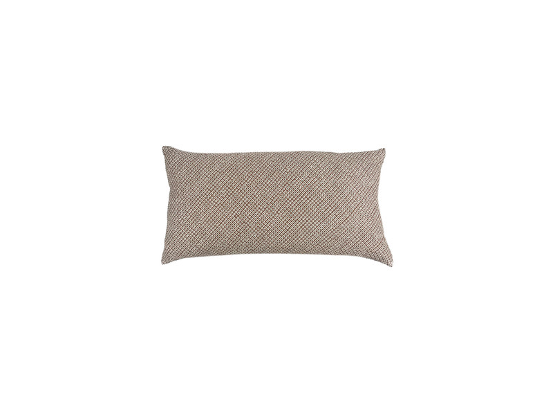 Taupe Shibori Dot  Pillow
