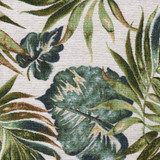 TROPICS IVORY Floral Jacquard Upholstery Fabric