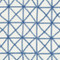 6429512 BOXED CORNFLOWER Lattice Linen Blend Drapery Fabric