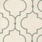 6400412 GABLE TEAL Lattice Embroidered Drapery Fabric