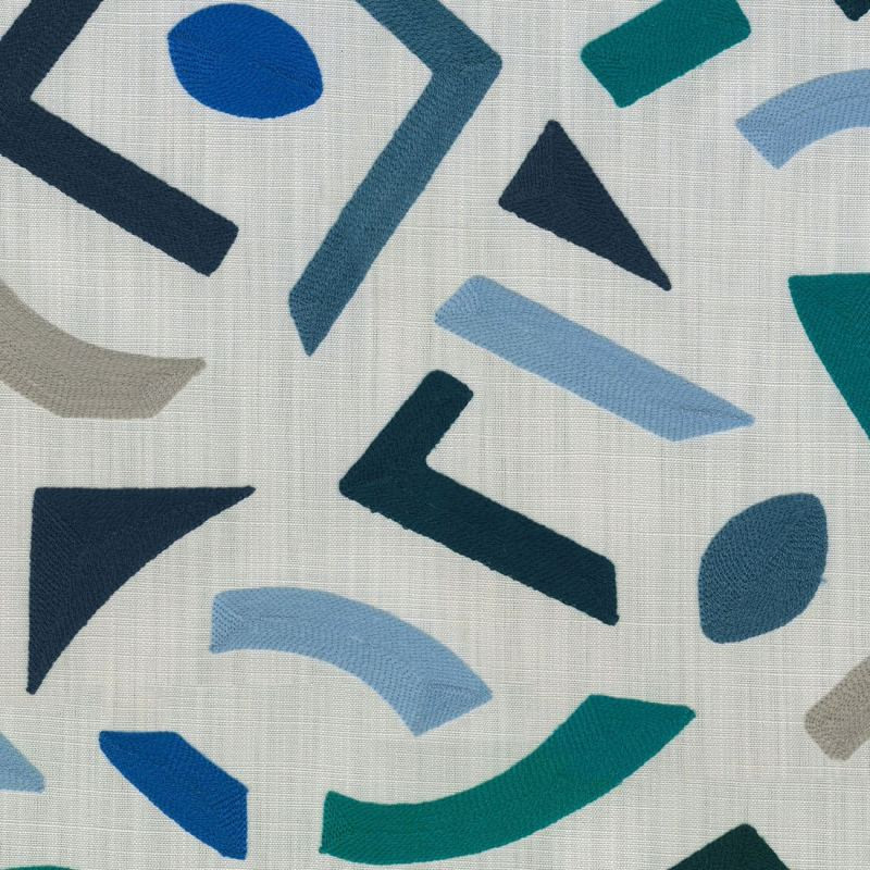 P/K Lifestyles OSLO EMBROIDERY HORIZON 409032 Contemporary Embroidered