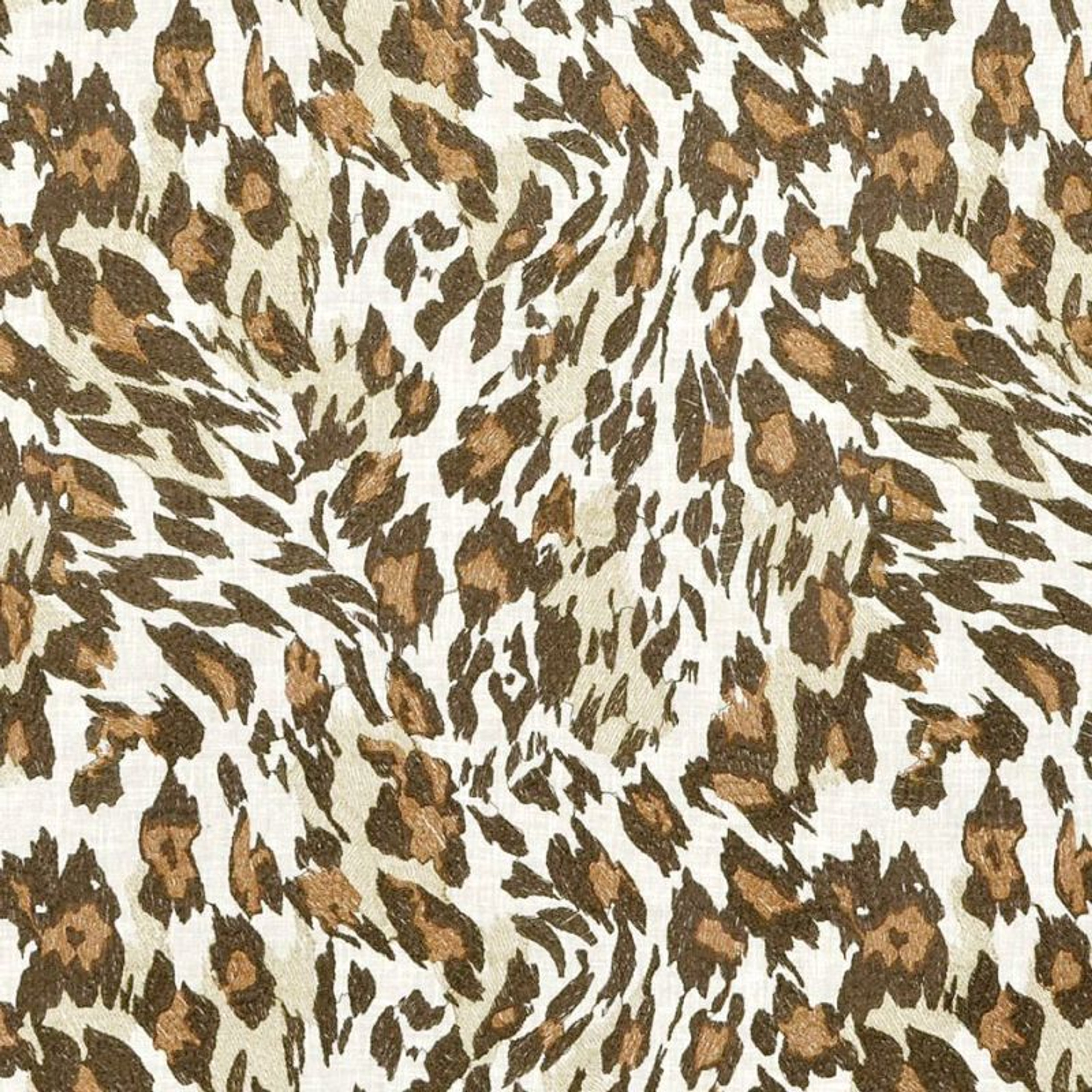 Covington CHEETAH 618 SAFARI Embroidered Drapery Fabric