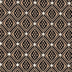 7018513 HARROGATE BLACK TAN Diamond Crypton Nanotex Upholstery Fabric