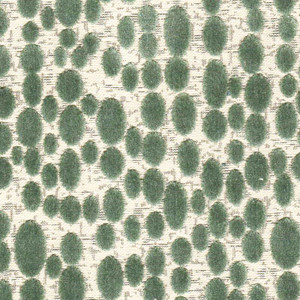 7056214 FINCH SEAGLASS Dot and Polka Dot Velvet Upholstery Fabric