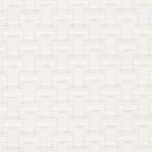 Covington BASKETRY 143 OPTIC WHITE Solid Color Jacquard Upholstery And Drapery Fabric