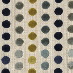 7076813 OSLO CAPRI Dot and Polka Dot Velvet Upholstery Fabric