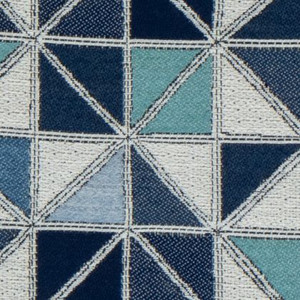 Sunbelievable SAILOR NAVY Geometric Indoor Outdoor Upholstery Fabric