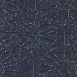 Performatex Q-Daisy Outdoor Woven | Charcoal Gray and White Sunflower  design pre-quilted | Medium Weight Outdoor, Woven Fabric | Home Decor  Fabric 