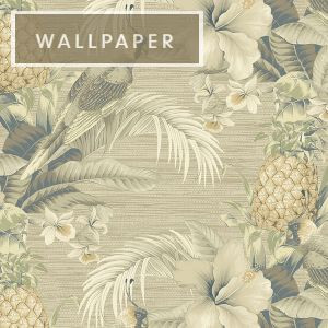 Tommy Bahama Home BEACH BOUNTY COCONUT 802870WR Peel and Stick Wallpaper