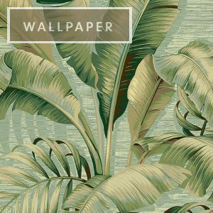 Tommy Bahama Palmiers Azure Vinyl Peel & Stick Wallpaper Roll (Covers 30.75  Sq. Ft.) 802803WR - The Home Depot