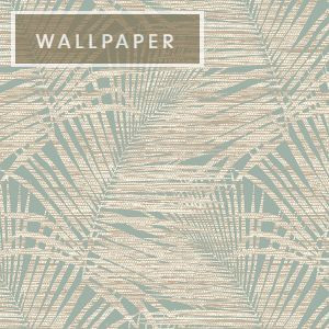 Tommy Bahama Home SHADOW PALMS SEAMIST 802840WR Peel and Stick Wallpaper