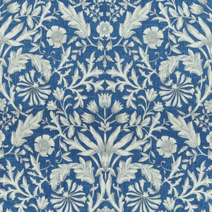 Covington FLOURISH 56 MARINER Floral Linen Blend Upholstery And Drapery Fabric