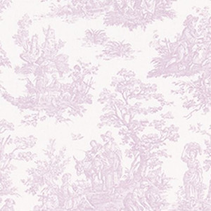 6155418 VIRGINIA ORCHID Toile Print Upholstery And Drapery Fabric