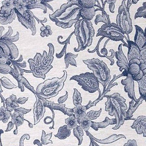 7107311 TAMARA COASTAL Floral Jacquard Upholstery Fabric