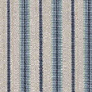 Covington BILLINGS 511 DREAM BLUE Stripe Linen Blend Upholstery And Drapery Fabric