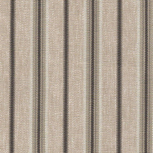 Covington BILLINGS 619 TRUFFLE Stripe Linen Blend Upholstery And Drapery Fabric