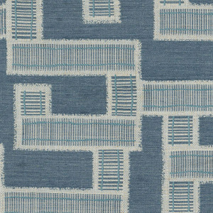 P/K Lifestyles EXPRESS TRACK AZURE 470550 Contemporary Linen Blend Upholstery And Drapery Fabric