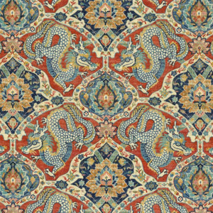 Covington FALKOR 33 FIRECRACKER Print Upholstery And Drapery Fabric