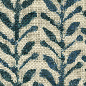 P/K Lifestyles BRANCHING OUT COPEN 471911 Floral Linen Blend Upholstery And Drapery Fabric