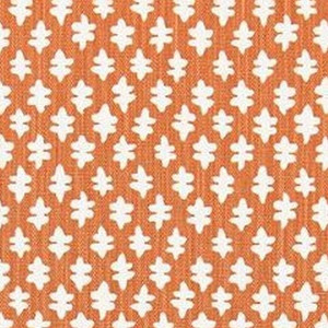 7185713 SETH SUNRISE ORANGE Linen Blend Upholstery And Drapery Fabric