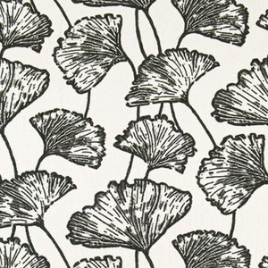 7186111 NICOLE INK Floral Linen Blend Upholstery And Drapery Fabric