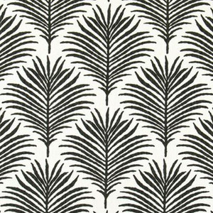 7186411 SEAGROVE INK Floral Linen Blend Upholstery And Drapery Fabric