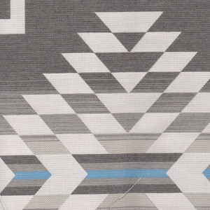 7187511 ZAPOTEC SAPPHIRE/GREY Southwestern Indoor Outdoor Upholstery Fabric