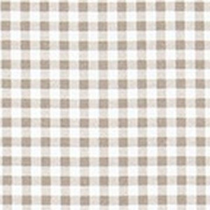 7120416 MORSE ECRU Check Print Upholstery And Drapery Fabric