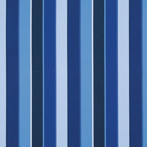 Sunbrella 56080-0000 MILANO COBALT Stripe Indoor Outdoor Upholstery Fabric