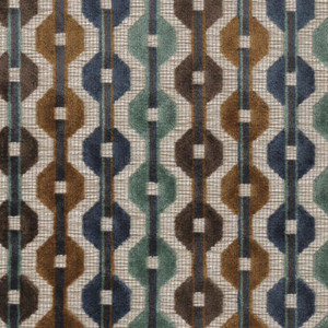 2024811 EPINGLE TD BALTIC Geometric Velvet Upholstery Fabric