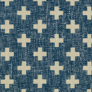 Novogratz UMBRIA NAVY 180185 Contemporary Print Upholstery And Drapery Fabric