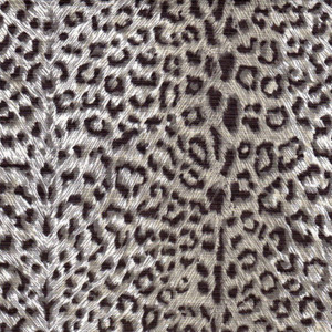 P Kaufmann CHEETAH 6005 EBONY Print Upholstery And Drapery Fabric