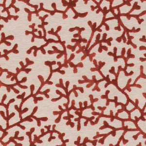 6706722 CHARLESTON RUST Tropical Velvet Upholstery Fabric
