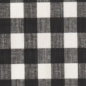 BALLARD DESIGNS BUFFALO CHECK BLACK CREAM CHECKER MULTIUSE FABRIC