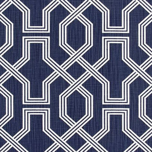 Premier Prints NASCO DENIM Lattice Linen Blend Upholstery And Drapery Fabric