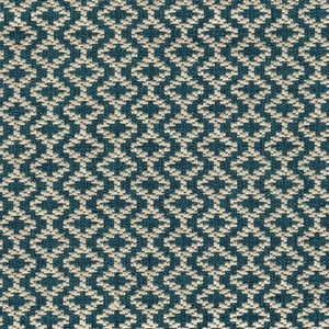 6758714 PENN PETROL Diamond Linen Blend Upholstery Fabric