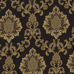 6774015 NYC A COL.8 MINT CHOCOLATE Floral Damask Upholstery And Drapery Fabric