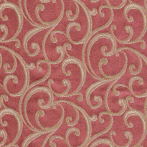 6774118 NYC B COL.3 ROSE Floral Damask Upholstery And Drapery Fabric