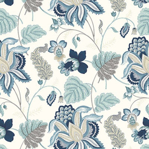 6783013 GLEN COUNTRY POOL Floral Print Upholstery And Drapery Fabric