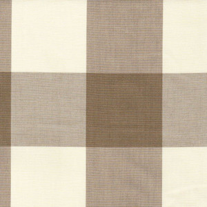 P Kaufmann SEASIDE 245 HEMP Buffalo Check Indoor Outdoor Upholstery And Drapery Fabric