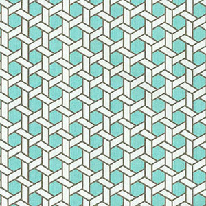 Waverly SHOJI POOL 677195 Lattice Print Upholstery And Drapery Fabric