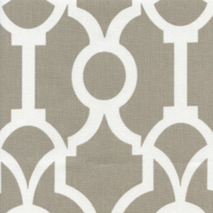 6884511 LIZ BACKDROP ECRU Lattice Print Upholstery And Drapery Fabric