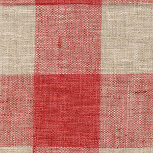 P Kaufmann CHECK PLEASE 607 CORAL Buffalo Check Upholstery And Drapery Fabric