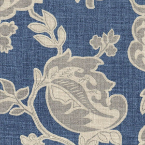 Magnolia Home Fashions ARABELLA YACHT Floral Print Upholstery And Drapery Fabric