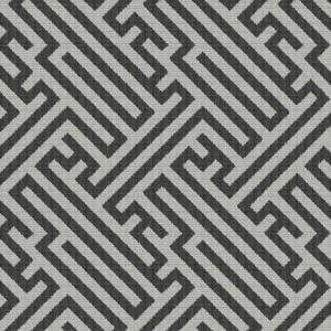 Outdura 12000 LABYRINTH COAL Contemporary Indoor Outdoor Upholstery And Drapery Fabric