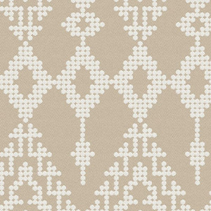 Outdura 11600 FOLKLORE ECRU Diamond Indoor Outdoor Upholstery And Drapery Fabric