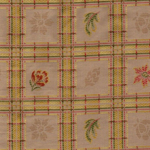 5469112 GAYLE PUTTY Check Tapestry Upholstery Fabric